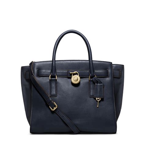 michael kors hamilton traveler large leather satchel